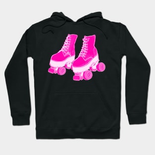 Pink Roller Skates Hoodie